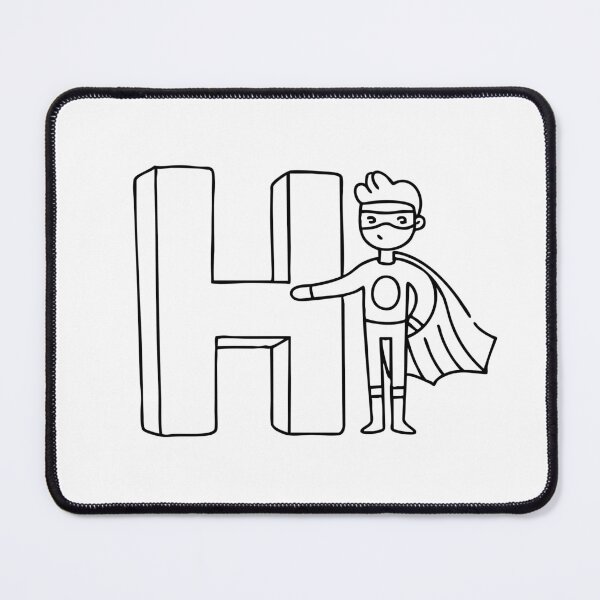 Item preview, Letter H beside Hero designed and sold by rasagamastore.
