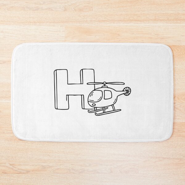 Item preview, Letter H beside Helicopter designed and sold by rasagamastore.