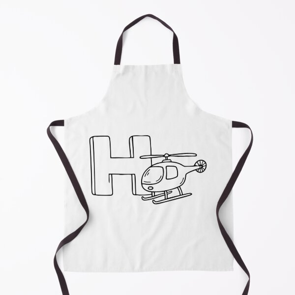 Item preview, Letter H beside Helicopter designed and sold by rasagamastore.