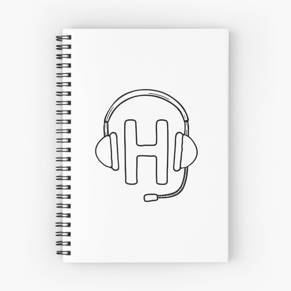 Item preview, Letter H beside Headphone designed and sold by rasagamastore.