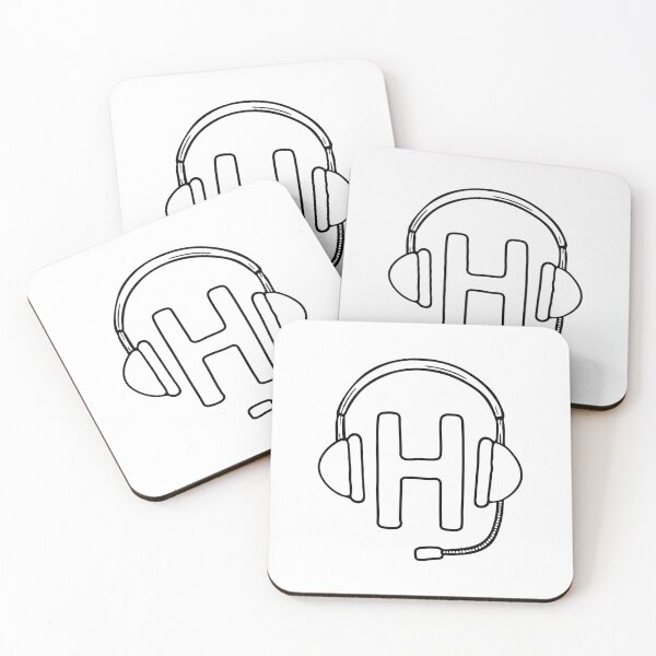 Item preview, Letter H beside Headphone designed and sold by rasagamastore.