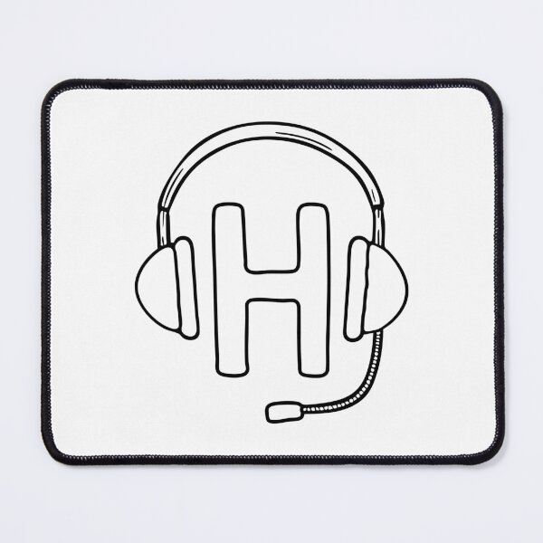 Item preview, Letter H beside Headphone designed and sold by rasagamastore.