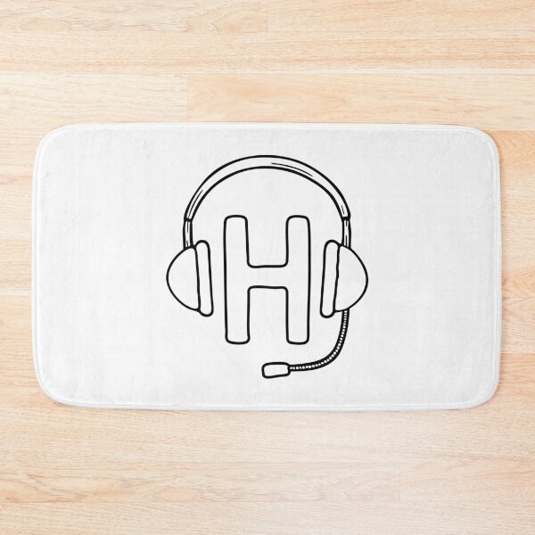 Item preview, Letter H beside Headphone designed and sold by rasagamastore.