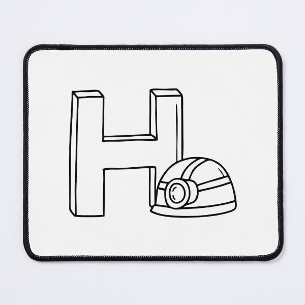 Item preview, Letter H beside Headlamp designed and sold by rasagamastore.