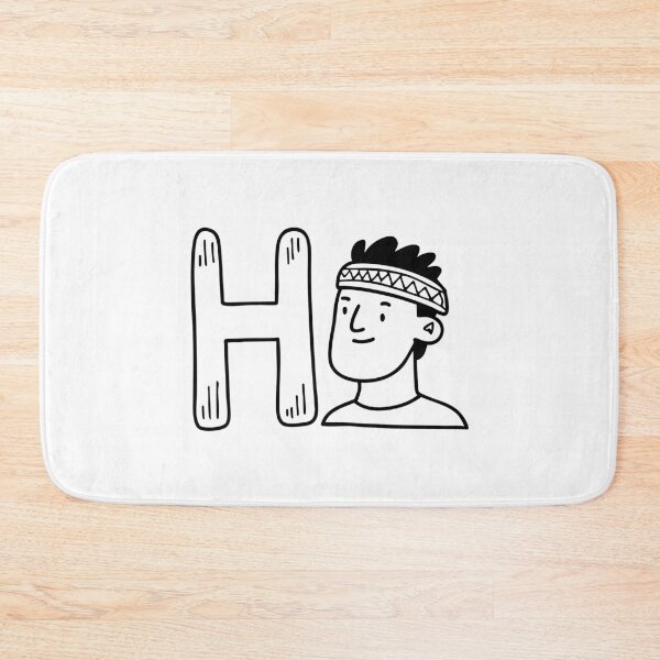 Item preview, Letter H beside Headband designed and sold by rasagamastore.