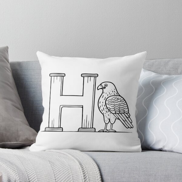Item preview, Letter H beside Hawk designed and sold by rasagamastore.