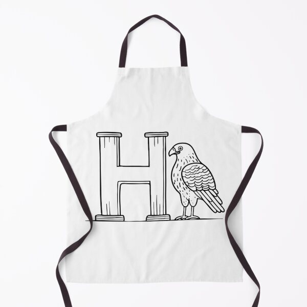 Item preview, Letter H beside Hawk designed and sold by rasagamastore.