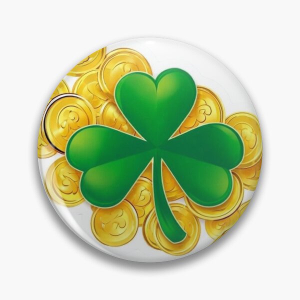 Item preview, Lucky Shamrock with Gold Coins  Premium Cool Trendy Best Gift designed and sold by Imaginarium of Chaos falcon88 .