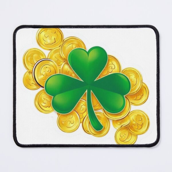 Item preview, Lucky Shamrock with Gold Coins Premium Cool Trendy Best Gift designed and sold by Imaginarium of Chaos falcon88 .