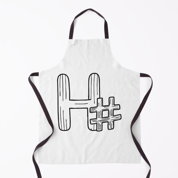Item preview, Letter H beside Hashtag designed and sold by rasagamastore.