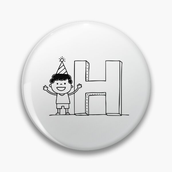Item preview, Letter H beside Happy designed and sold by rasagamastore.