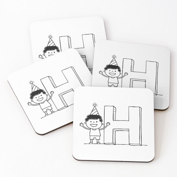 Item preview, Letter H beside Happy designed and sold by rasagamastore.