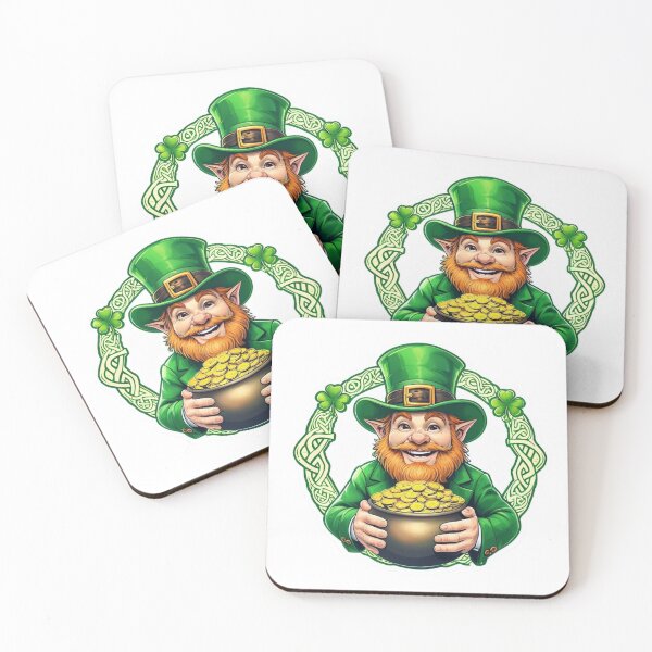 Item preview, Celtic Knot with Shamrocks  Premium Cool Trendy Best Gift designed and sold by Imaginarium of Chaos falcon88 .