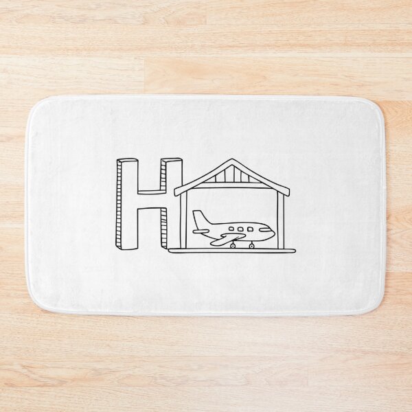 Item preview, Letter H beside Hangar designed and sold by rasagamastore.
