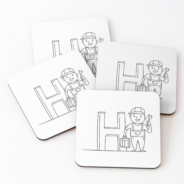Item preview, Letter H beside Handyman designed and sold by rasagamastore.