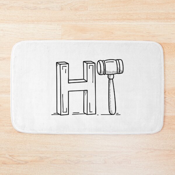 Item preview, Letter H beside Hammer designed and sold by rasagamastore.