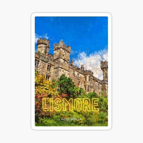 Item preview, Lismore Castle: Explore the Historic Beauty of Lismore, Australia designed and sold by twentytwo ART souvenir designs.