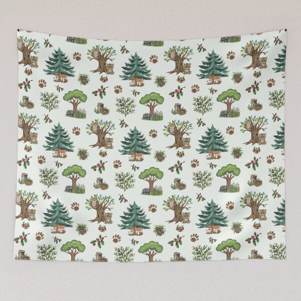 Item preview, Cute Watercolor Forest Animals  designed and sold by LuciaS.