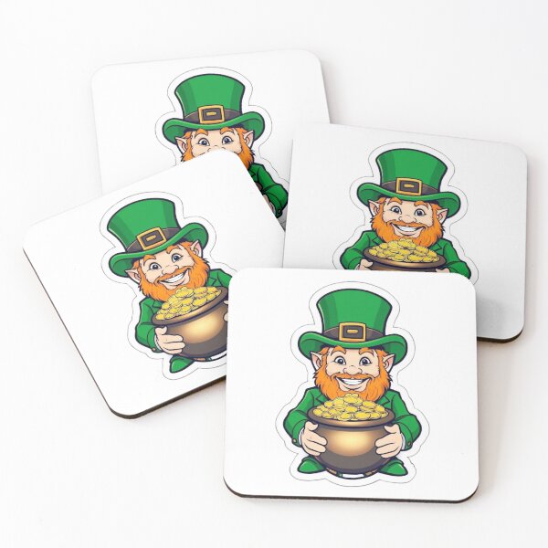 Item preview, Cute Leprechaun Holding a Pot of Gold  Premium Cool Trendy Best Gift designed and sold by Imaginarium of Chaos falcon88 .