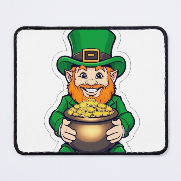 Item preview, Cute Leprechaun Holding a Pot of Gold Premium Cool Trendy Best Gift designed and sold by Imaginarium of Chaos falcon88 .