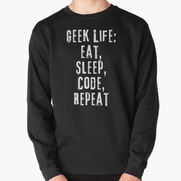 Item preview, Geek Life - Eat, Sleep, Code, Repeat - Funny Coder designed and sold by FarmOfCuties.