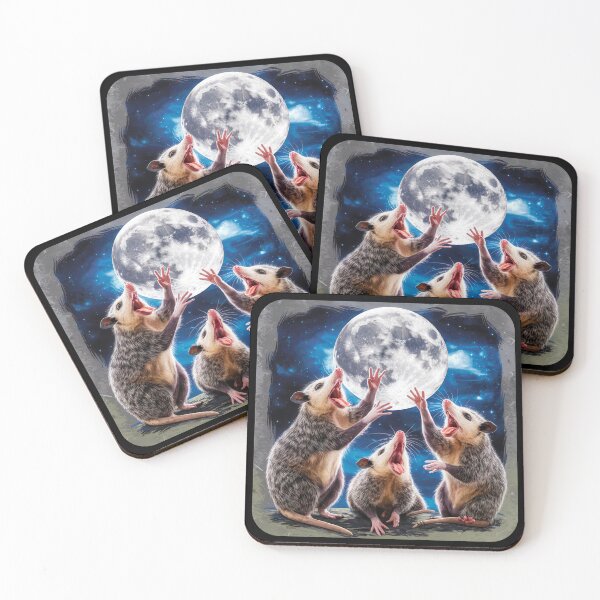 Item preview, Opossums Screaming At The Moon designed and sold by Angry Swan Designs.