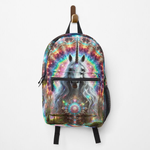 Item preview, Sacred Geometry Unicorn: Fractal Mandala of Light designed and sold by Fantasy Horseys.
