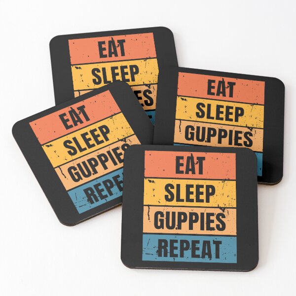 Item preview, Eat Sleep Guppies Repeat - Funny Guppy Lover designed and sold by FarmOfCuties.