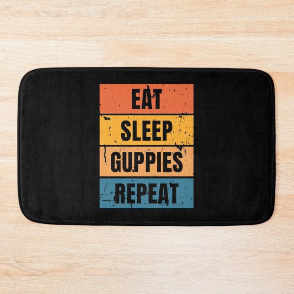 Item preview, Eat Sleep Guppies Repeat - Funny Guppy Lover designed and sold by FarmOfCuties.