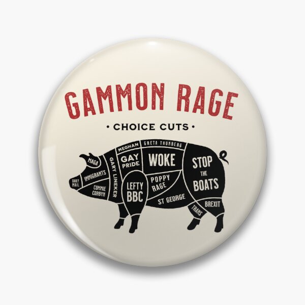 Item preview, Gammon Rage Choice Cuts designed and sold by Eat the Rich.
