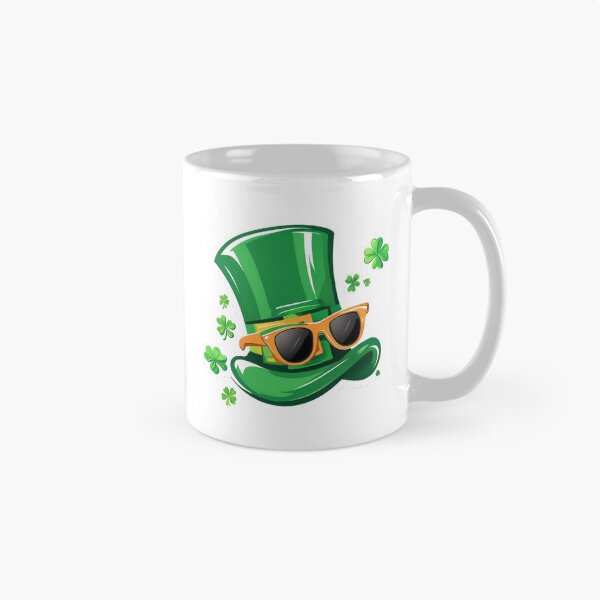 Item preview, Funny Leprechaun Hat with Sunglasses  Premium Cool Trendy Best Gift designed and sold by Imaginarium of Chaos falcon88 .