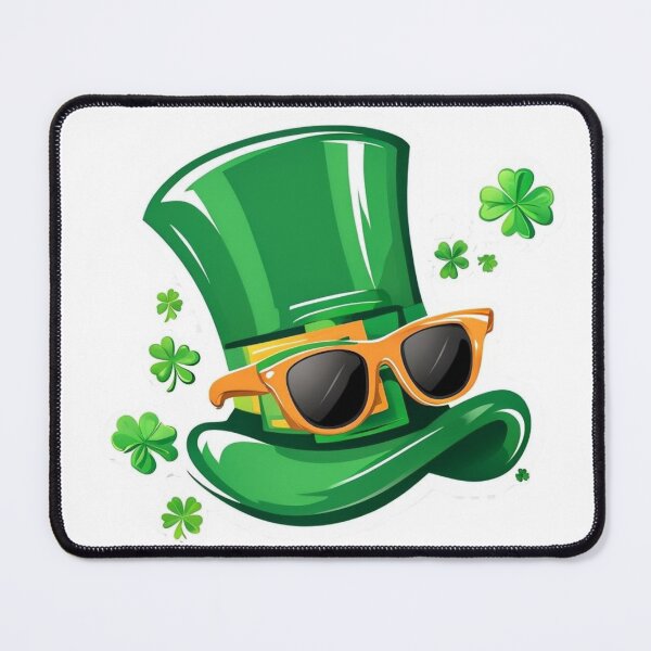Item preview, Funny Leprechaun Hat with Sunglasses Premium Cool Trendy Best Gift designed and sold by Imaginarium of Chaos falcon88 .