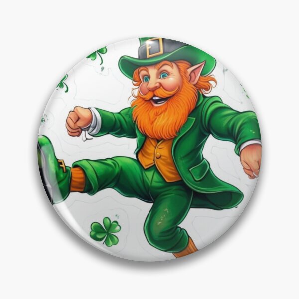 Item preview, Dancing Leprechaun with Green Shoes  Premium Cool Trendy Best Gift designed and sold by Imaginarium of Chaos falcon88 .