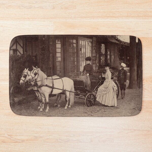 Item preview, Mrs. and Miss Lyall, Shimla, 1887. Raja Deen Dayal (Indian, 1844–1905). Albumen print designed and sold by Vintage Designs +.