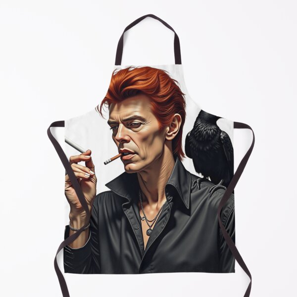 Item preview, David Bowie Smoking Portrait - Iconic Rock Legend Art designed and sold by TaliaShin.
