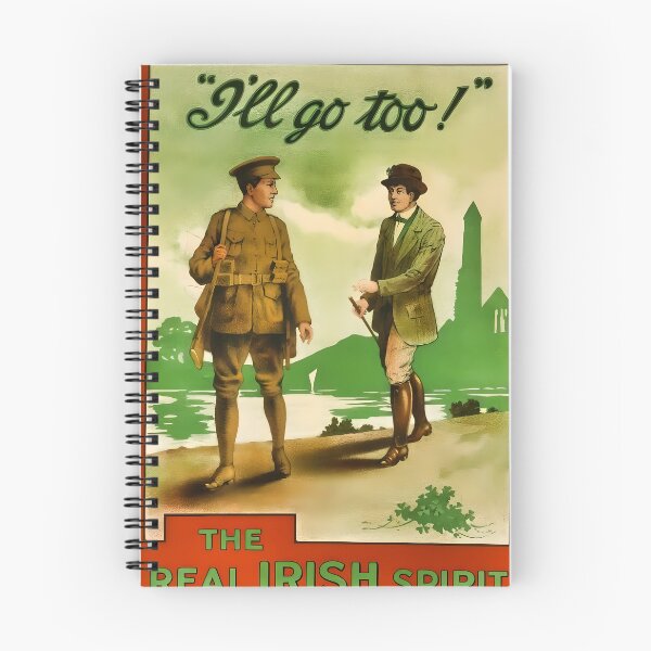 Item preview, The Real Irish Spirit I'll Go Too, Ireland Recruiting in Ireland, [1915] designed and sold by OliDesigns.
