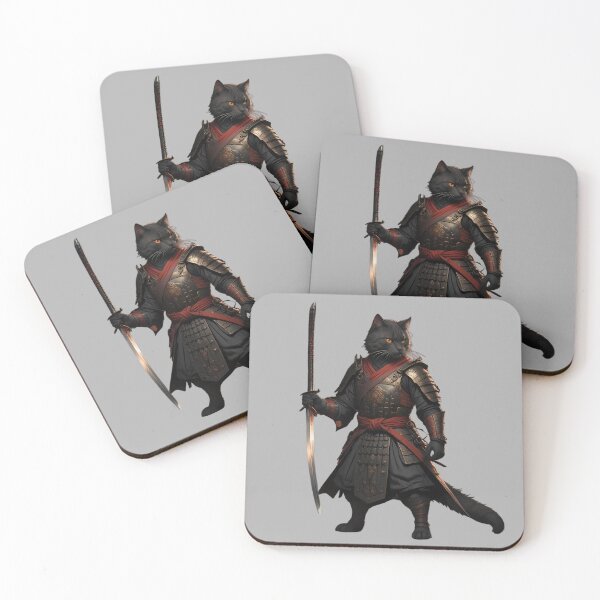 Item preview, Samurai Cat in Armor, Perfect for Cat Lovers designed and sold by Indoni.