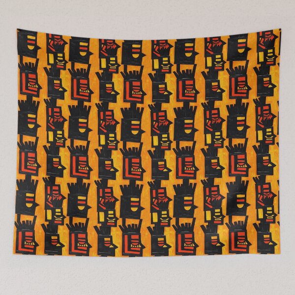 Item preview, Vibrant outsider art with urban influence designed and sold by Piotrek0001.