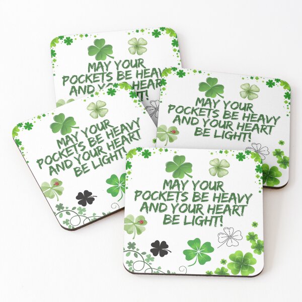 Item preview, May Your Pockets Be Heavy & Your Heart Be Light - Irish Blessing designed and sold by World-Shop25.