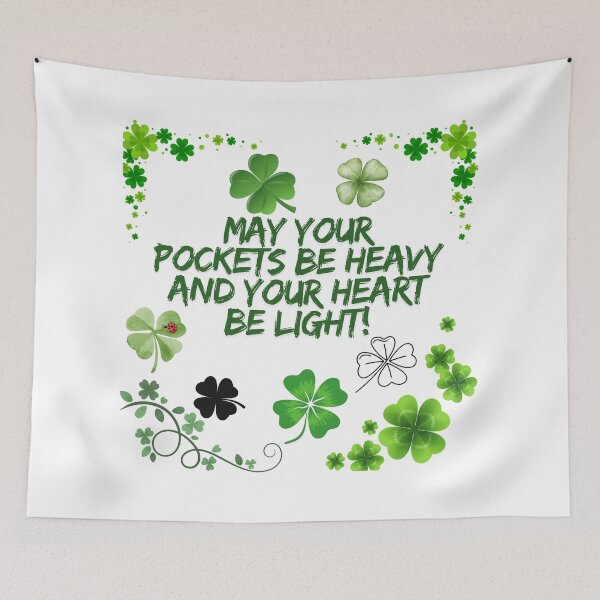 Item preview, May Your Pockets Be Heavy & Your Heart Be Light - Irish Blessing designed and sold by World-Shop25.
