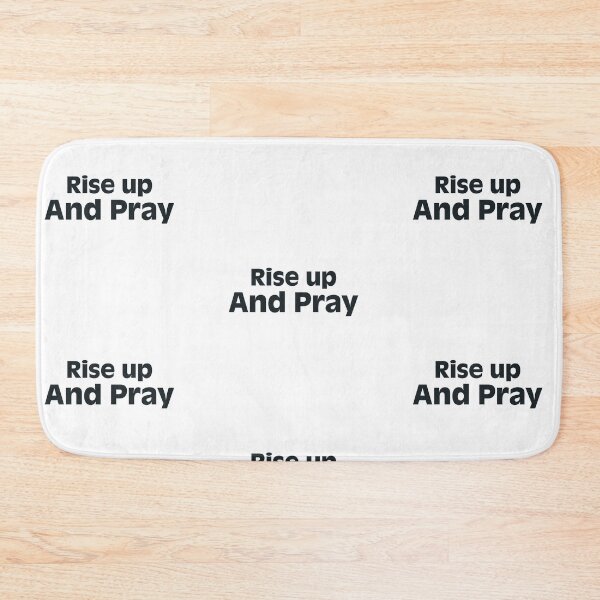 Item preview, Rise Up And Pray – Christian Inspirational Quotes & Scripture Art designed and sold by CrossCrafted.