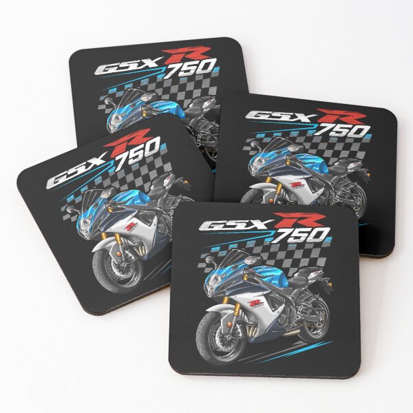 Item preview, Suzuki GSXR 750 2011-2012 (Metallic Triton Blue & Pearl Splash White) for Motorcycle Riders designed and sold by MotoApparelHub.