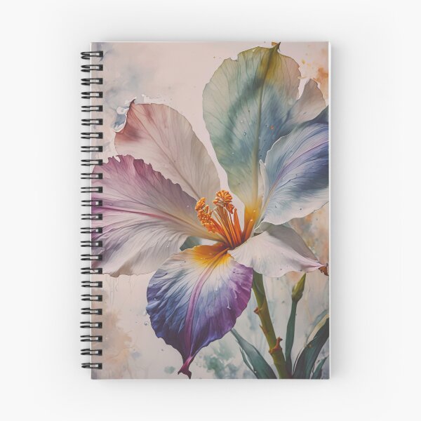 Artikelvorschau, Aquarell Regenbogen Iris entworfen und verkauft von RaeWhimsy.