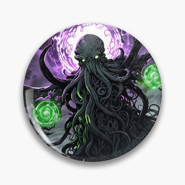 Item preview,  Cthulhu the evil all seeing Eldritch Lovecraftian God Anime Manga style art designed and sold by Vintage Designs +.