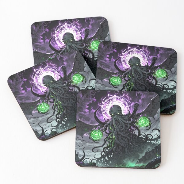Item preview,  Cthulhu the evil all seeing Eldritch Lovecraftian God Anime Manga style art designed and sold by Vintage Designs +.