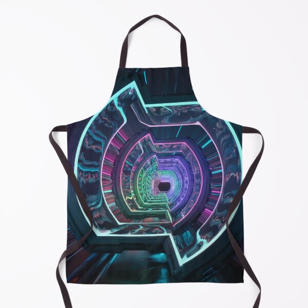Item preview, A mesmerizing futuristic tunnel with neon portals designed and sold by Z-Warsztatu.
