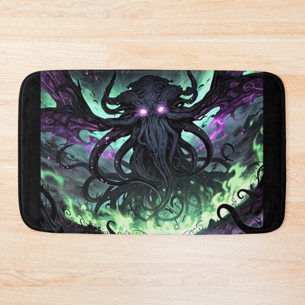Item preview, Cthulhu the evil all seeing Eldritch Lovecraftian God Anime Manga style art designed and sold by Vintage Designs +.