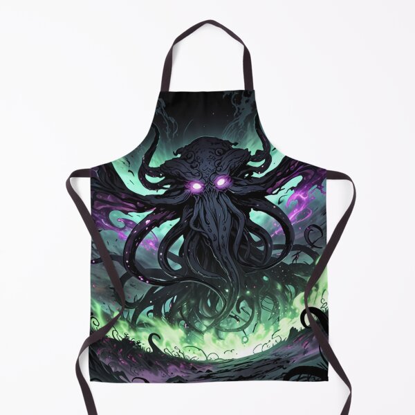 Item preview, Cthulhu the evil all seeing Eldritch Lovecraftian God Anime Manga style art designed and sold by Vintage Designs +.