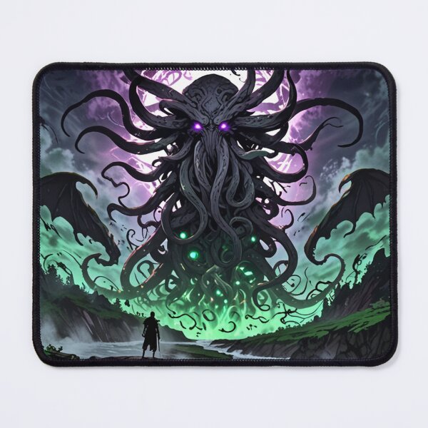 Item preview, Cthulhu the evil all seeing Eldritch Lovecraftian God Anime Manga style art designed and sold by Vintage Designs +.