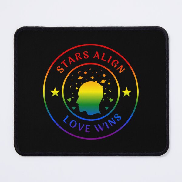 Item preview, Solar System LGBTQ, Stars Align Love Wins Slogan, Classic pride flag graphic, solar system spreading love graphic, pride, Solar system, Astronomy, night sky, star gazing,  night sky,  designed and sold by PrideBeProud.